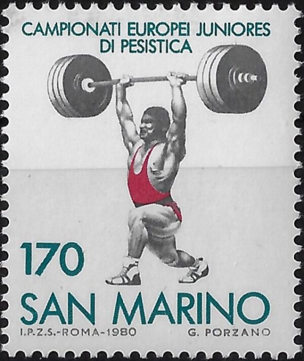 1980 Campionati europei sollevamento pesi - immagine 2