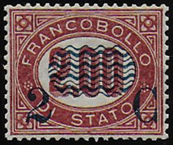 1878 2 c. su 2 L lacca - immagine 2