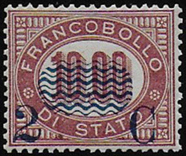 1878 2 c. su 10 L lacca - immagine 2