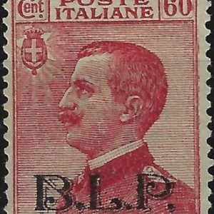 1922 B. L. P. - BLP 60 c. Carminio sopr.Nera