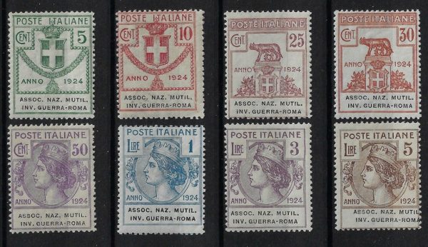 1925 Enti Parastatali © Ass. Naz. Mutil Guerra serie completa - immagine 2