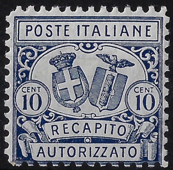 1928 10 c azzurro d. 11 - immagine 2