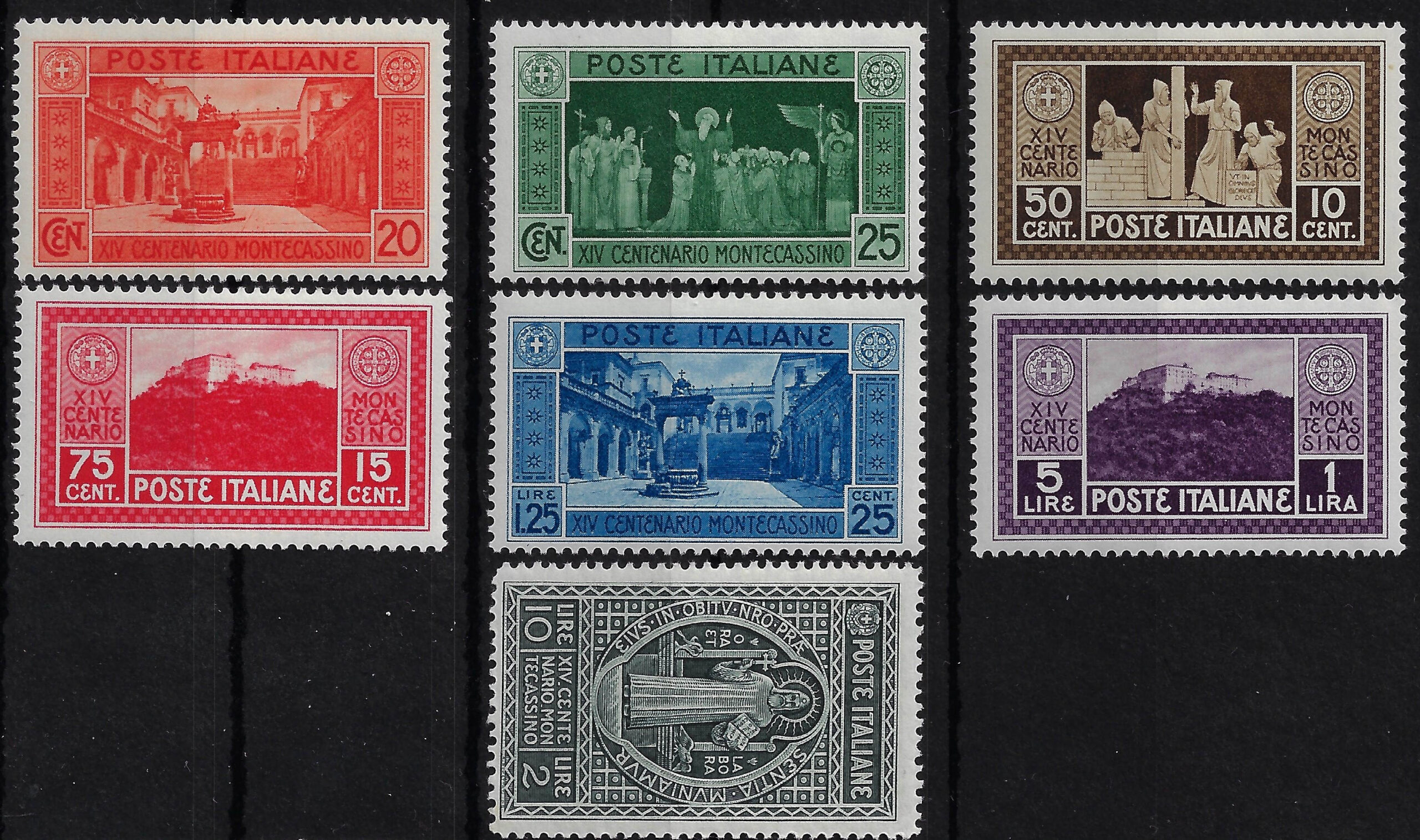 1929 Montecassino serie completa