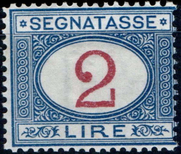 1890 Cifra in ovale 2 Lire - immagine 2