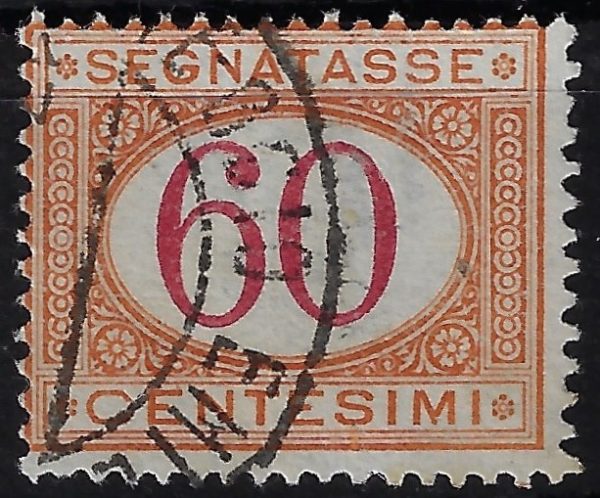 1890 Cifra in ovale 60 c. - immagine 2