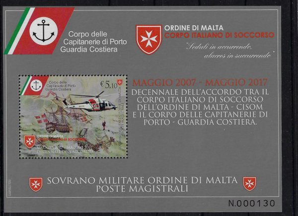 2017 Foglietti Corpo di Soccorso Ordine di Malta - immagine 2