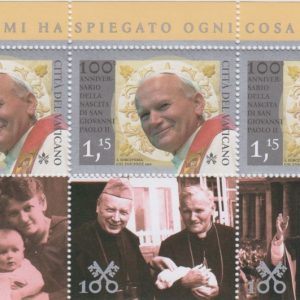 2020 100° nascita Giovanni Paolo II striscia