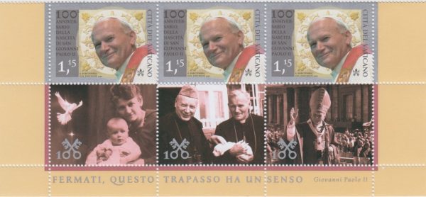 2020 100° nascita Giovanni Paolo II striscia - immagine 2