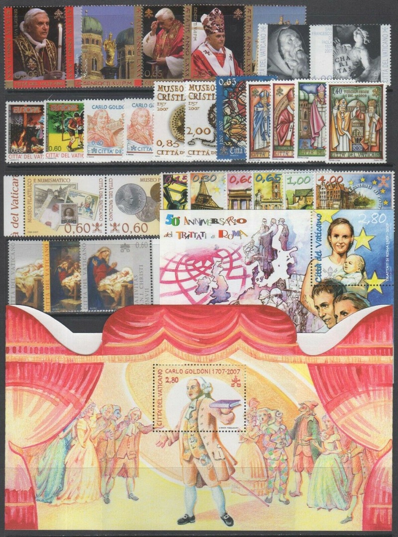 2007 Annata completa con foglietti e libretto