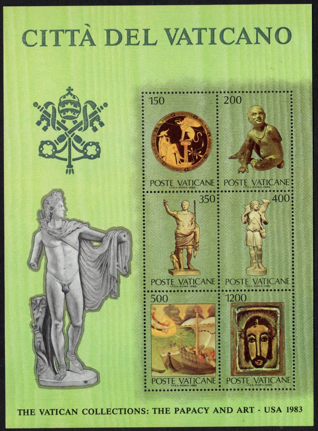 1983 Collezioni Vaticane d' arte negli U.S.A. III (verde)