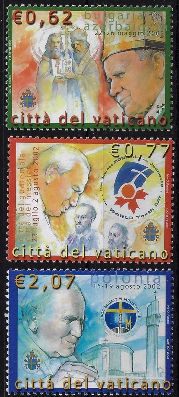 2003 I viaggi di Giovanni Paolo II nel 2002