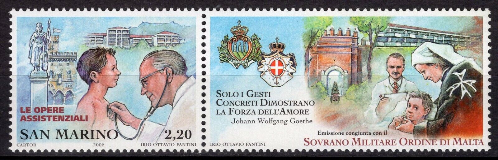 2006 San Marino Opere Assistenziali congiunta