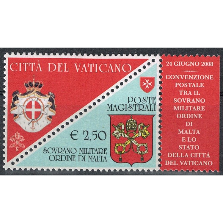 2008 Vaticano convenzione Postale congiunta