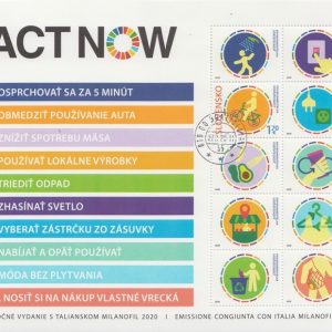 2020 Slovacchia Act Now Foglietto Congiunta