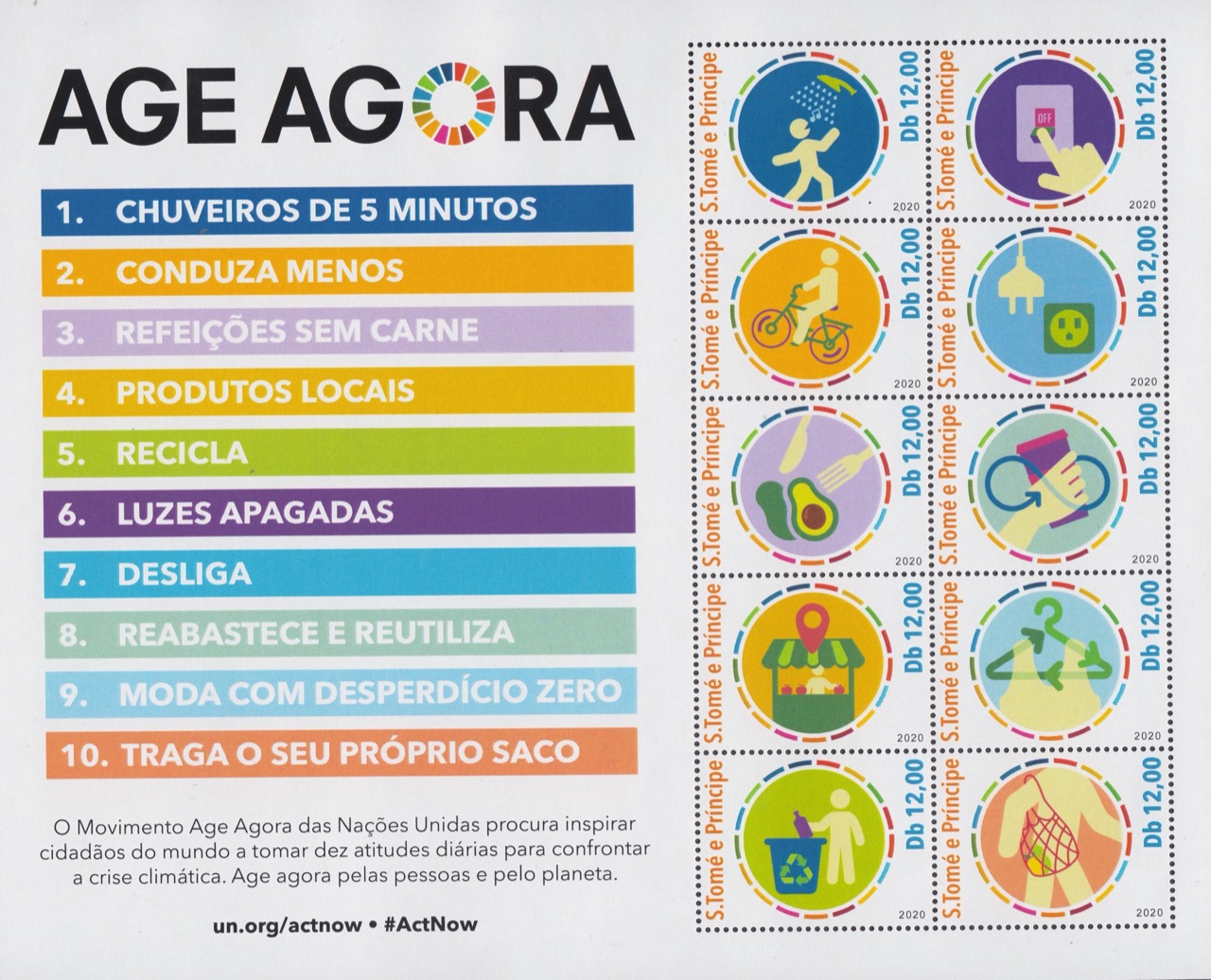 2020 Sao Tome' Act Now Foglietto Congiunta