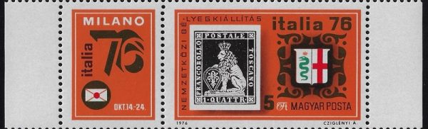 1976 Ungheria Italia 76' trittico Congiunta