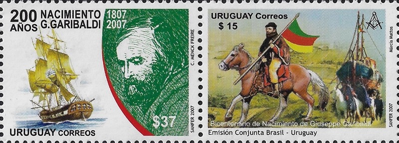 2007 Uruguay Garibaldi coppia Congiunta
