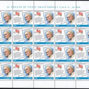 1998 San Marino Italia 98 minifoglio Congiunta