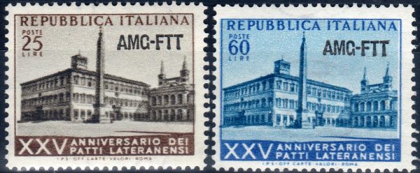 1954 Trieste "A" Patti Lateranensi Congiunta