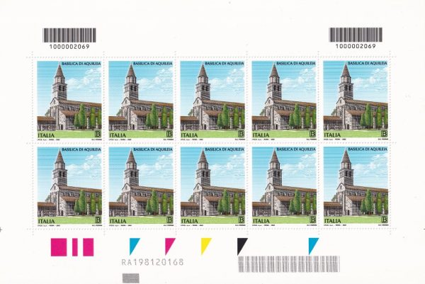 2019 Italia Aquileia minifoglio congiunta