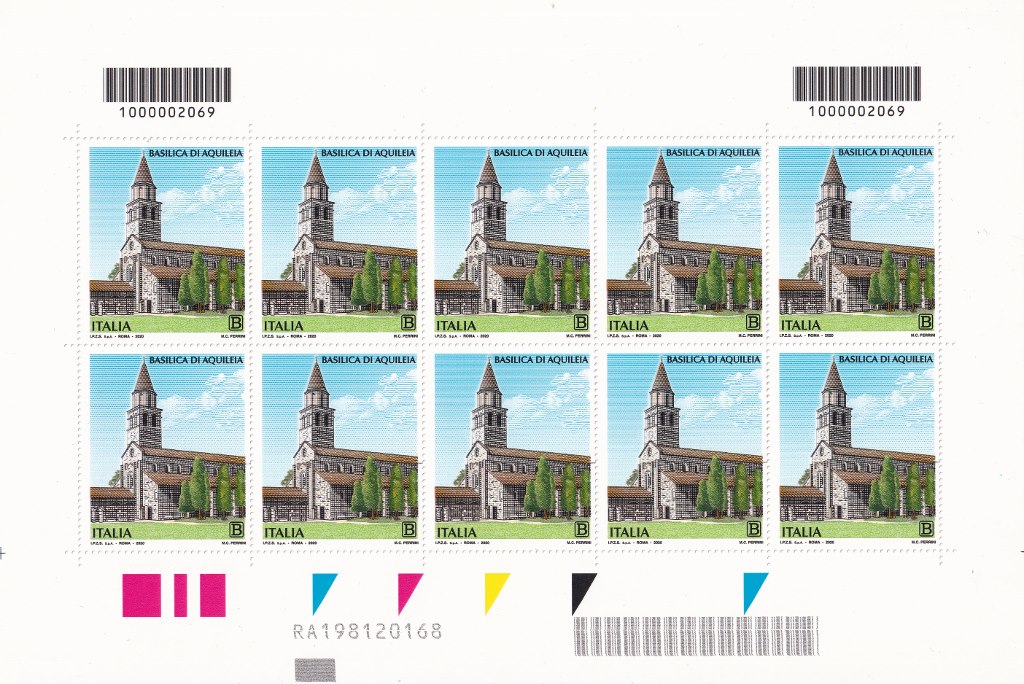 2019 Italia Aquileia minifoglio congiunta