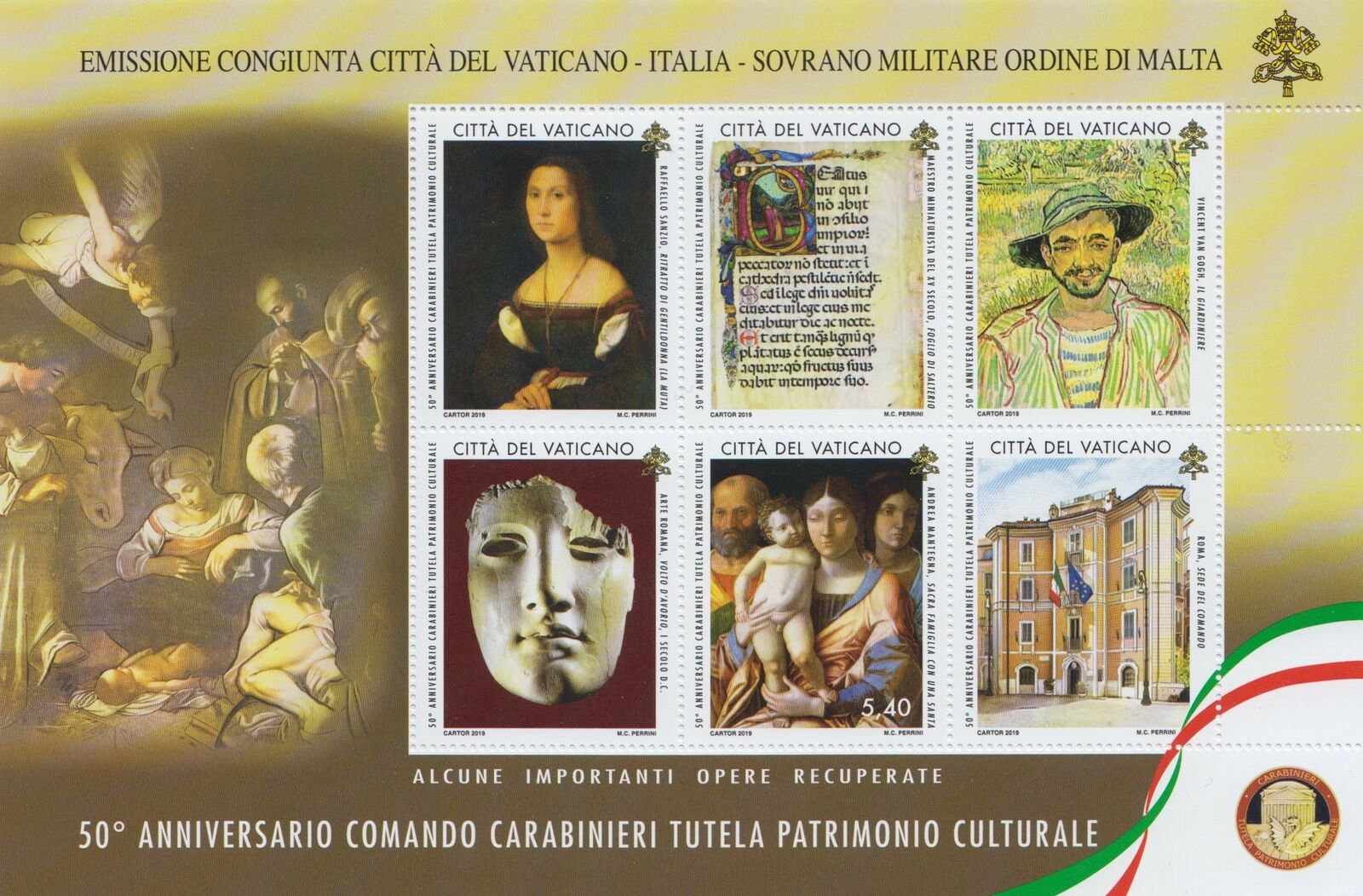2019 Vaticano Carabinieri congiunta