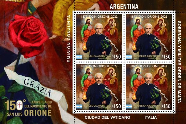 2022 Argentina Don Orione minifoglio congiunta