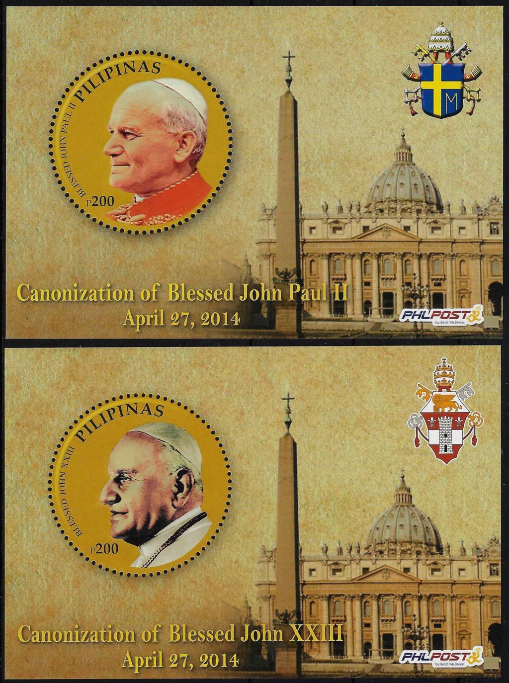 2014 Filippine Canonizzazione G.Paolo II congiunta