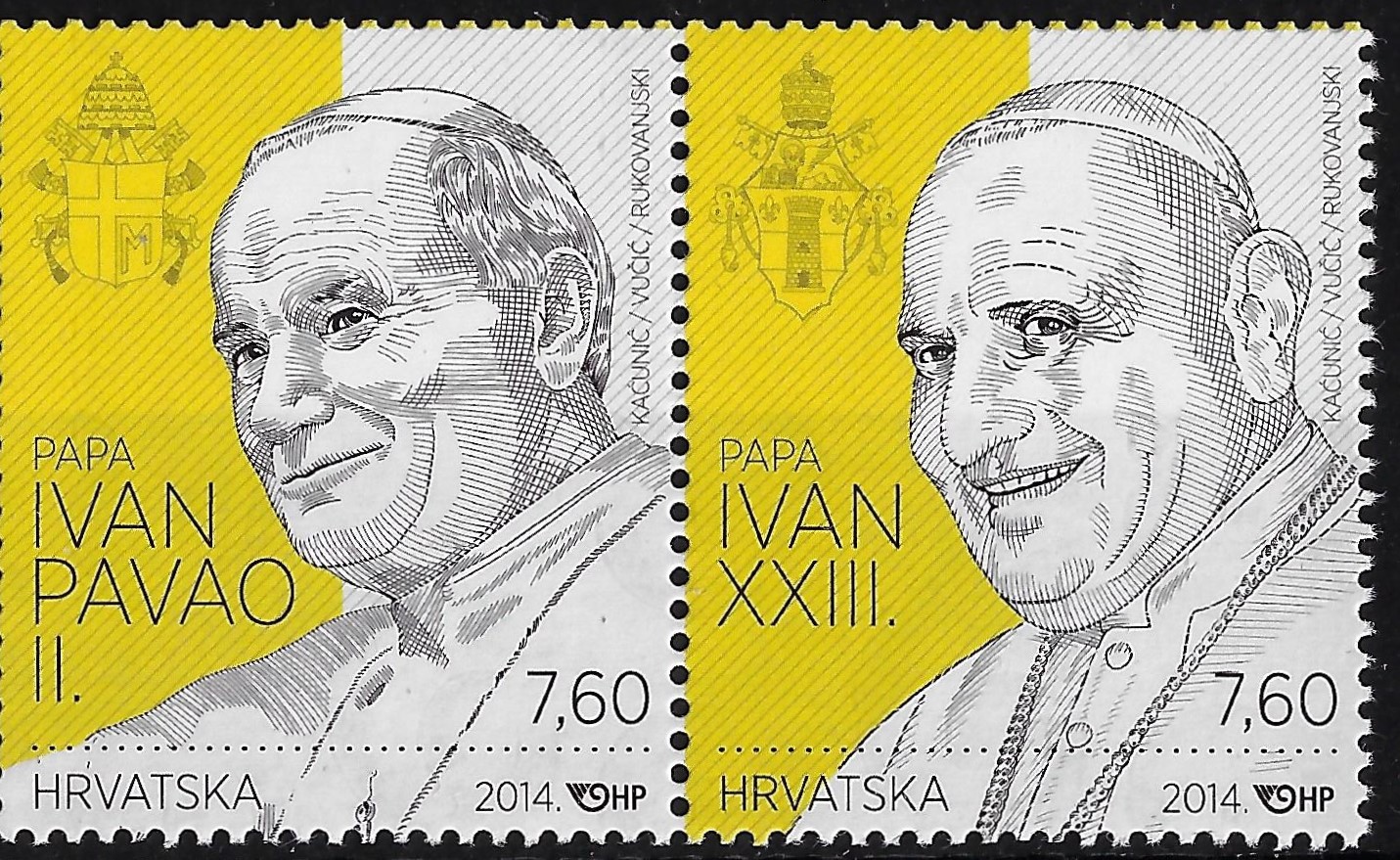 2014 Croazia Canonizzazione 2 Papi coppia congiunta