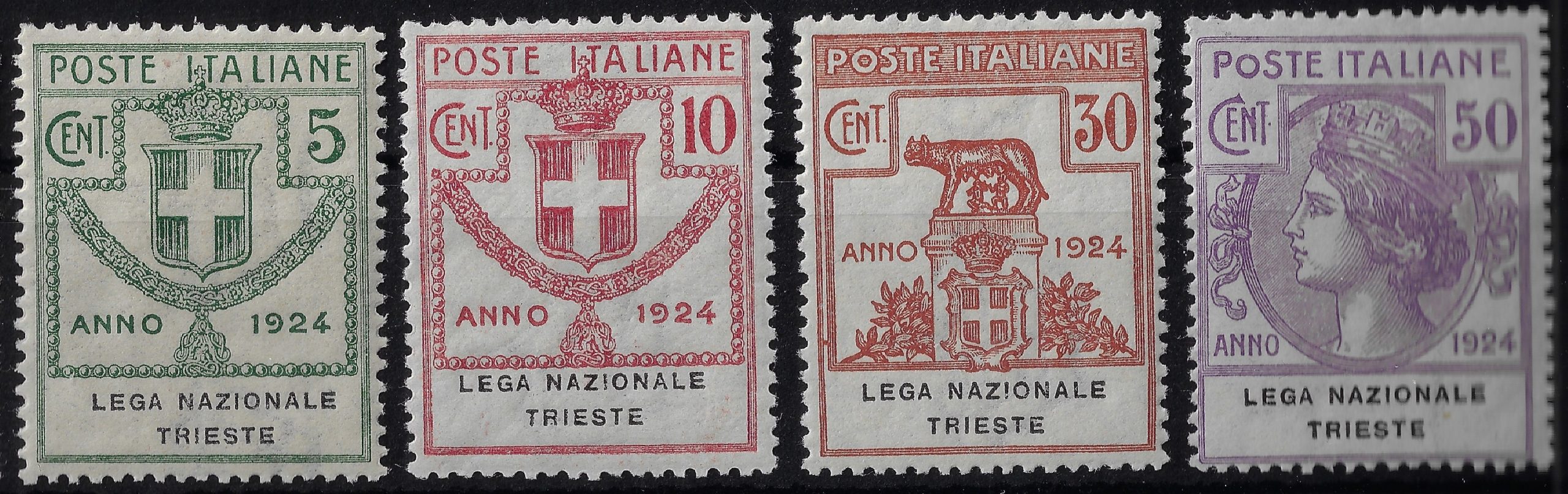 1925 Enti Parastatali © Lega Nazionale Trieste serie completa