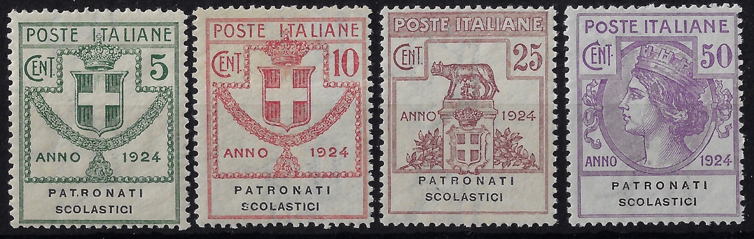 1925 Enti Parastatali Patronati Scolastici serie completa