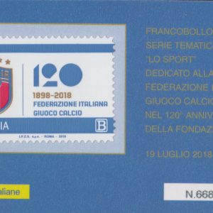 2018 Federazione Italiana Giuoco Calcio 120mo anniversario