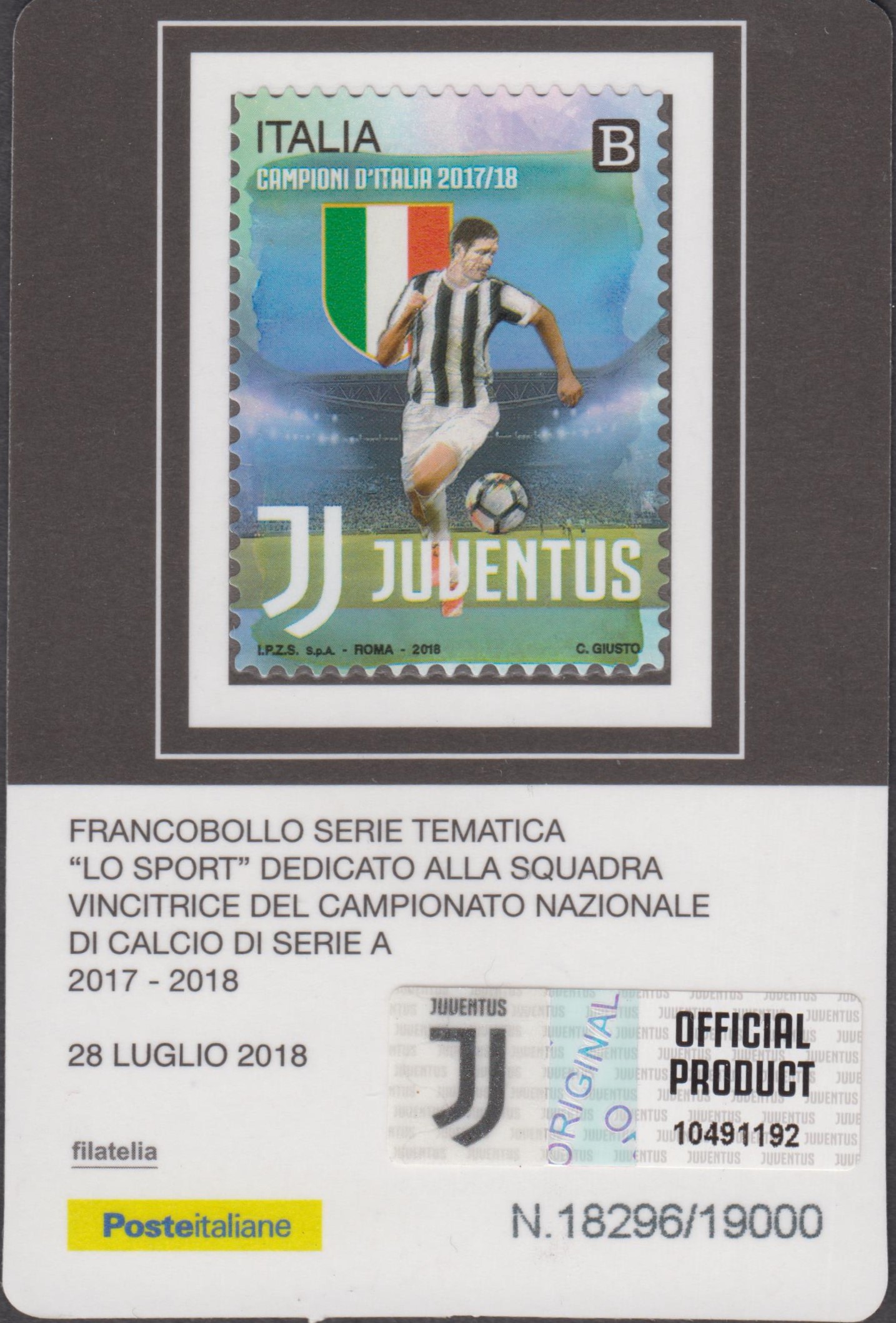 2018  Juventus scudetto 2017-18