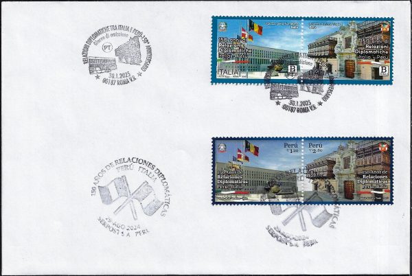 2025 Perù relazioni diplomatiche con l'Italia Congiunta FDC mista