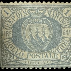 1894 1 lira oltremare
