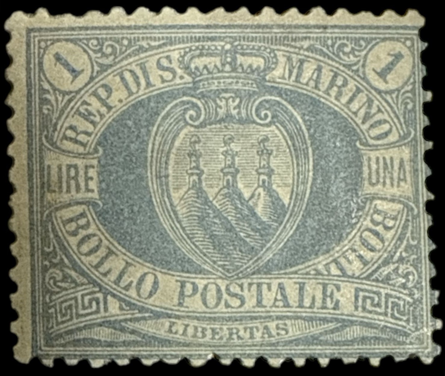 1894 1 lira oltremare