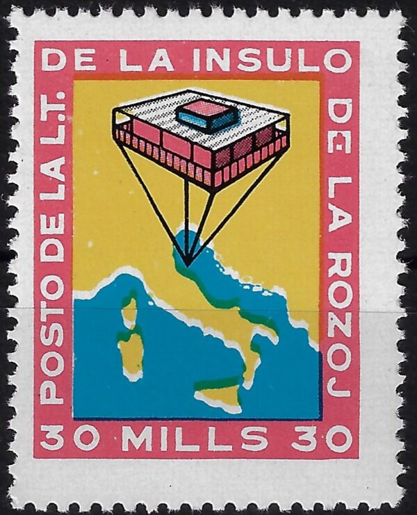 1968 Primo francobollo 30 mills