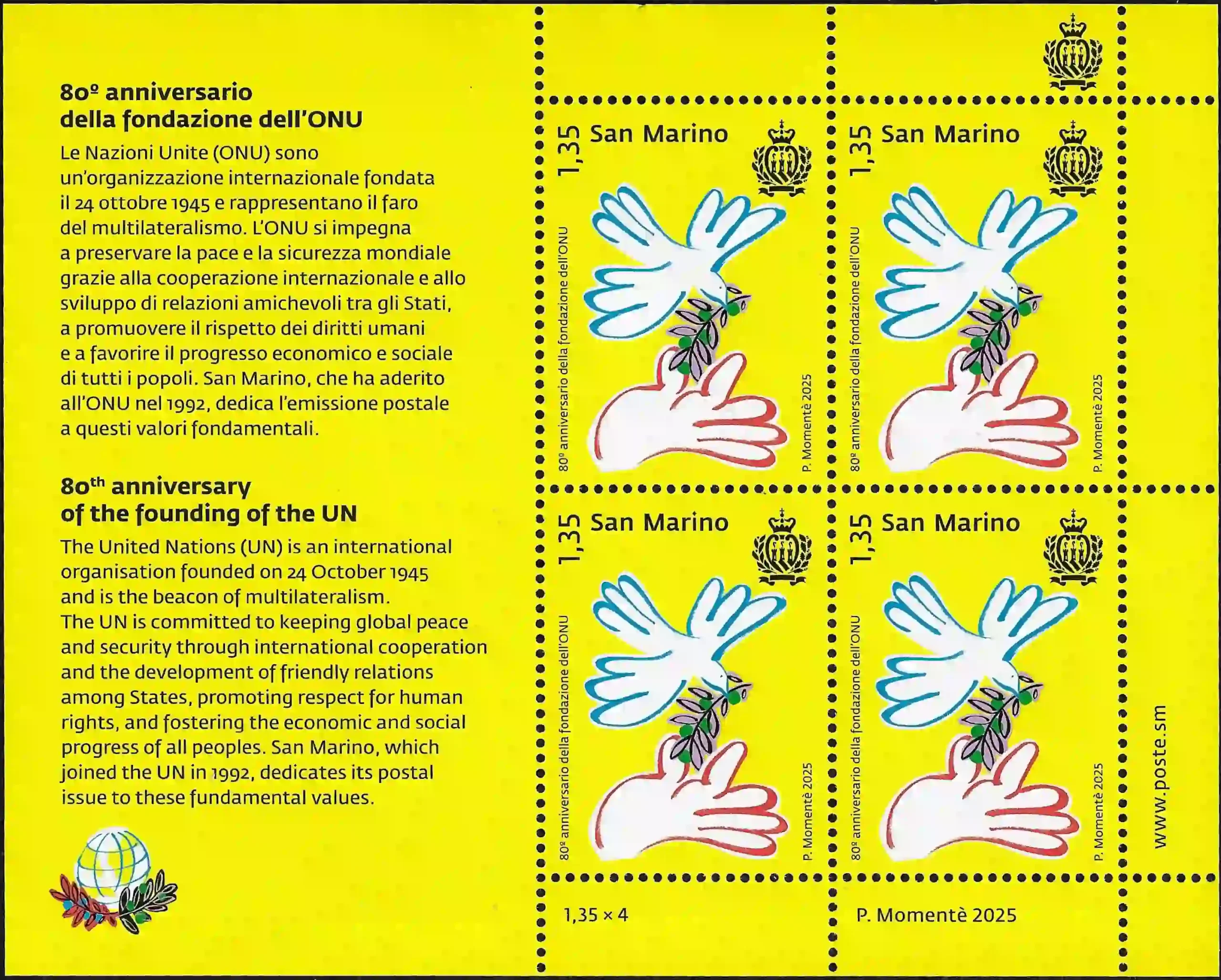 2025 80º anniversario della fondazione dell'ONU