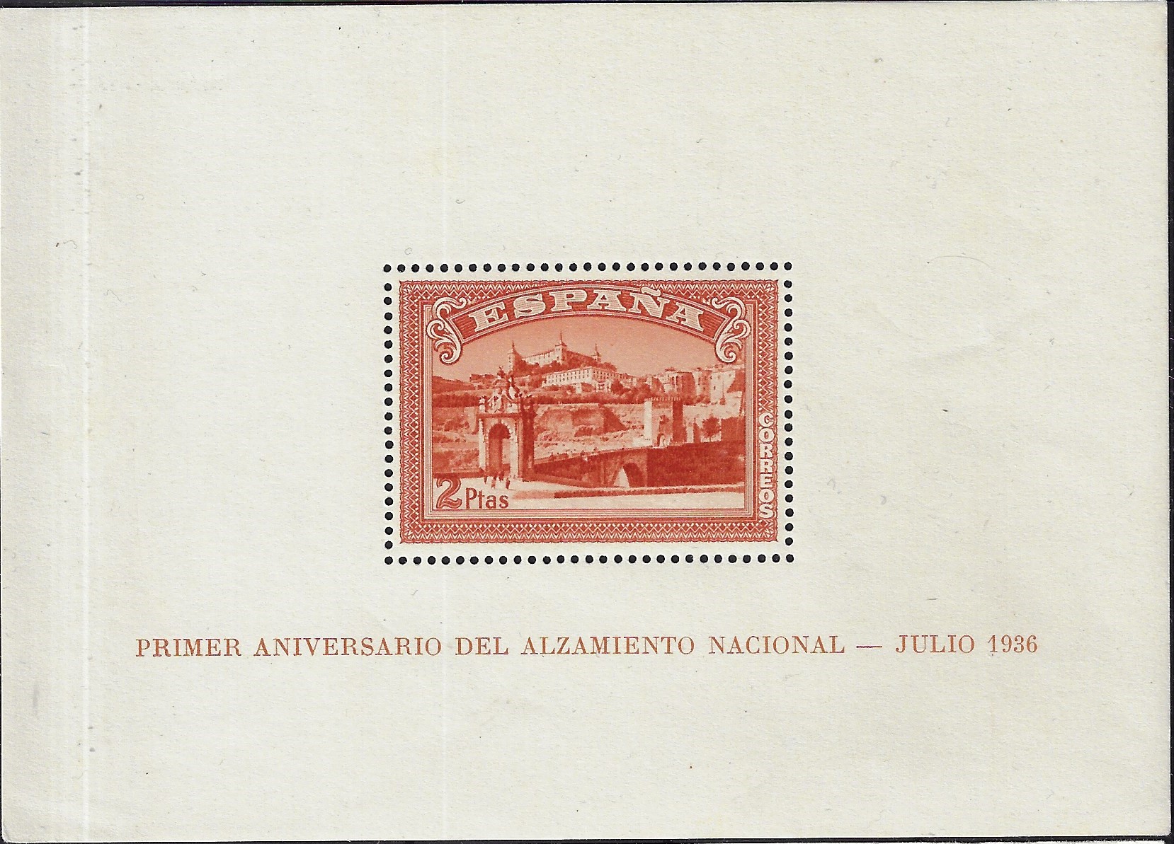 1937 1° anniversario del sollevamento nazionale -  rovine di Alcazar Catalogo 2