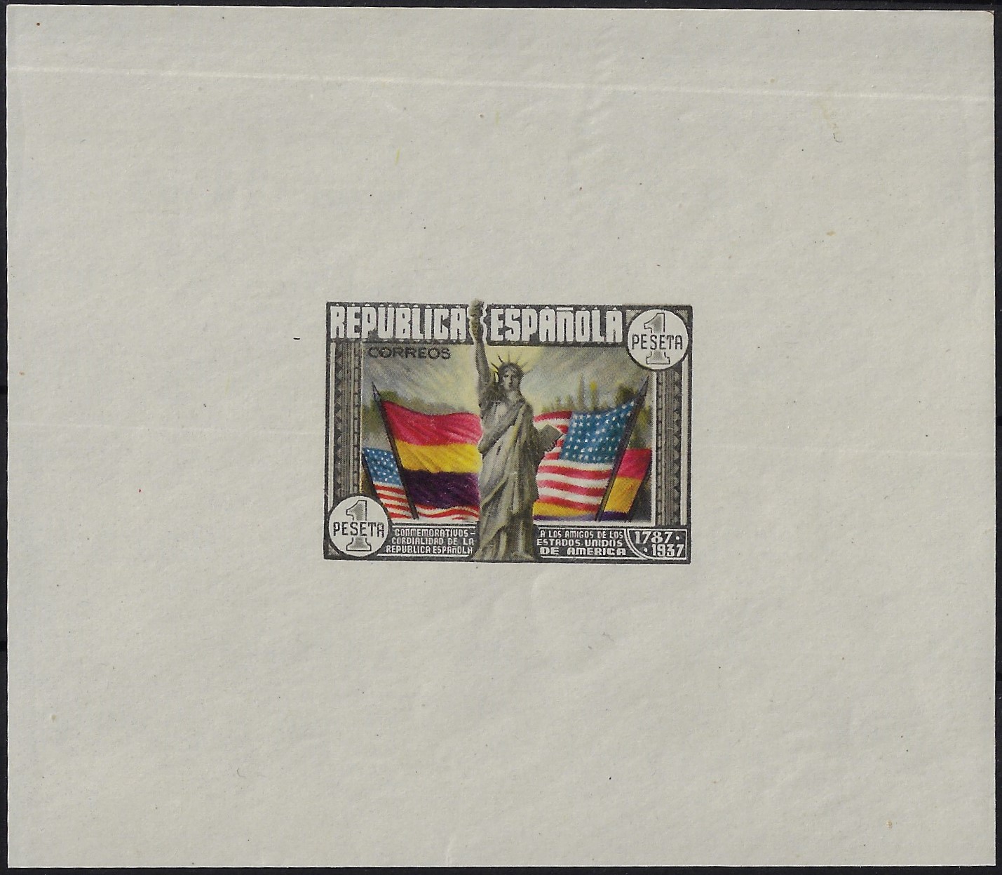 1938 150° della costituzione degli U.S.A. non dentellato e senza numerazione