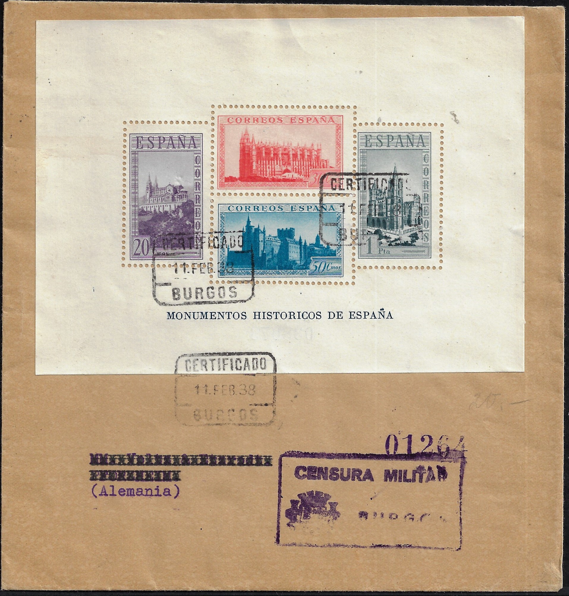 1937 1° anniversario del sollevamento nazionale - Toledo Catalogo 4 (Copia)
