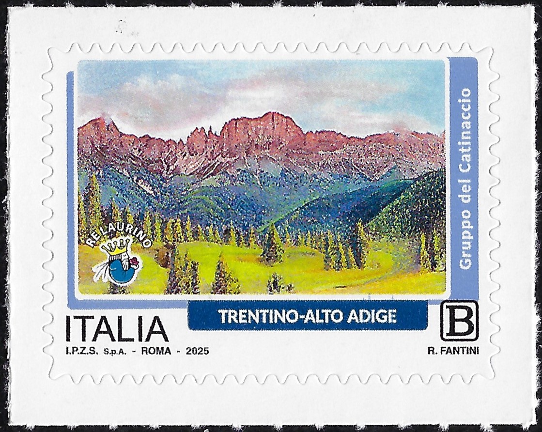 2025 Regioni d'Italia Trentino-Alto Adige Gruppo del Catinaccio monolingua