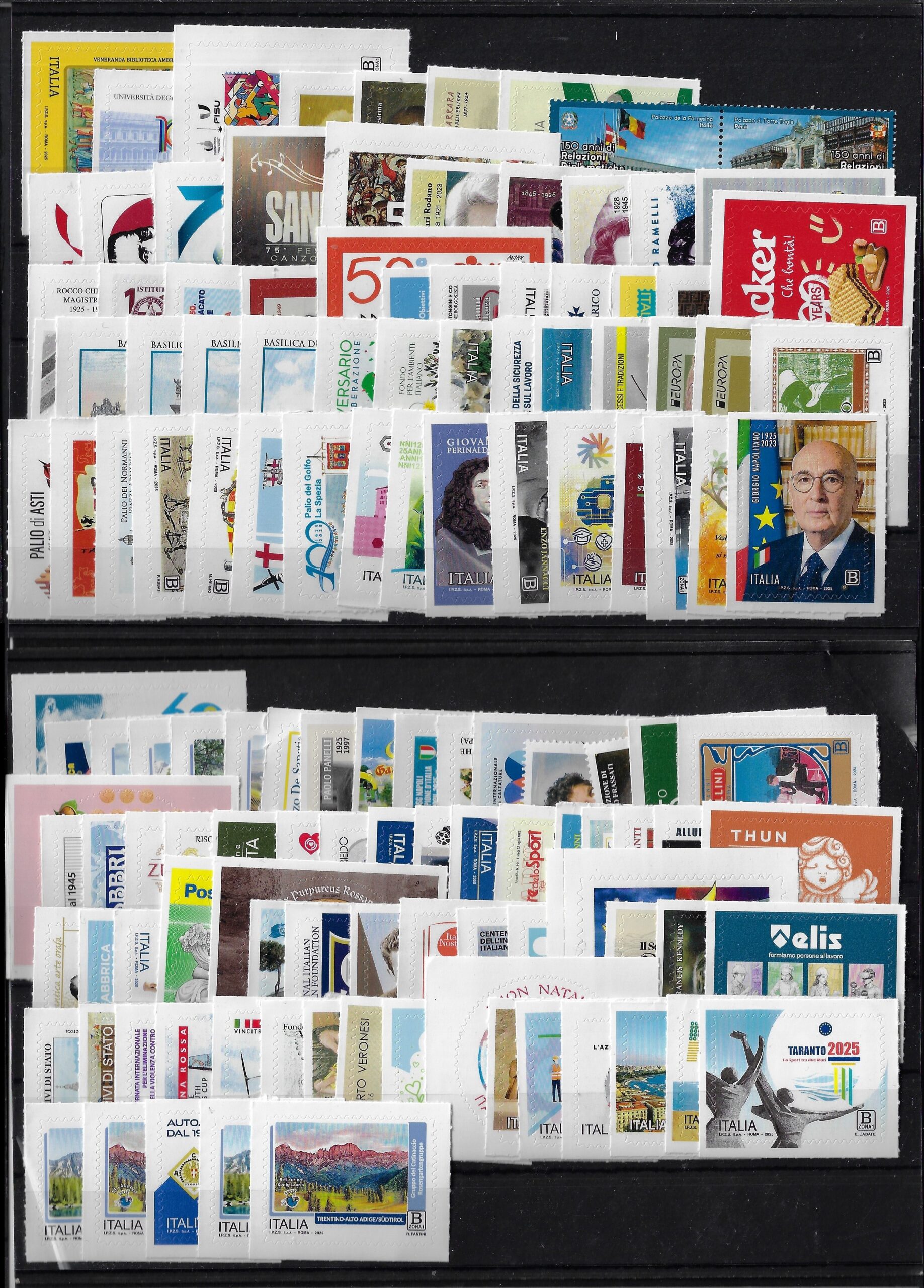 2025 Annata completa senza foglietti