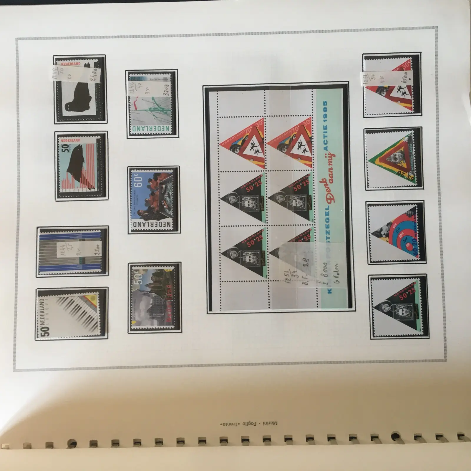 Paesi Bassi (Olanda) — collezione in album Marini