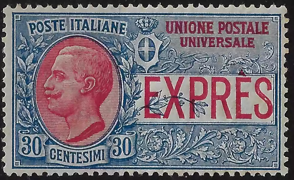 1908 Espressi Per estero 30 c