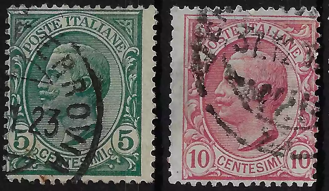 1906 Vittorio Emanuele III serie completa