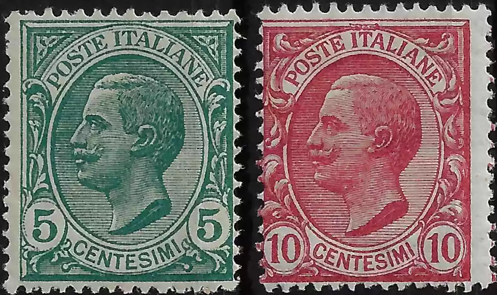 1906 Vittorio Emanuele III serie completa
